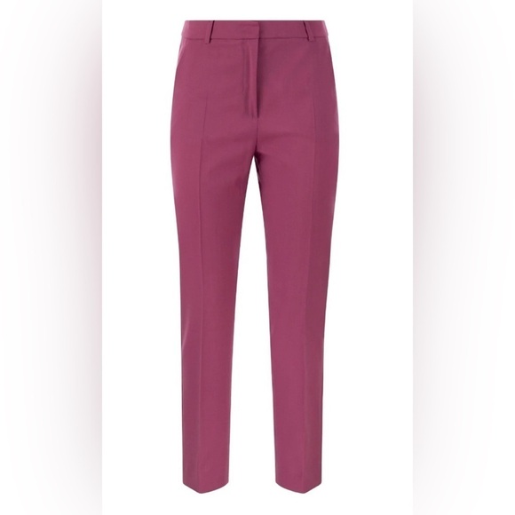 Weekend Max Mara cigarette style crop pink trouser pants NWT - Picture 1 of 7